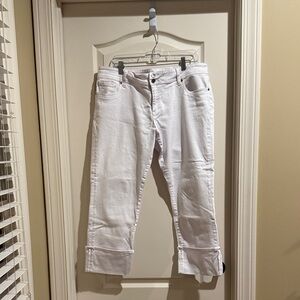 Kut from the Kloth White Cropped Jeans